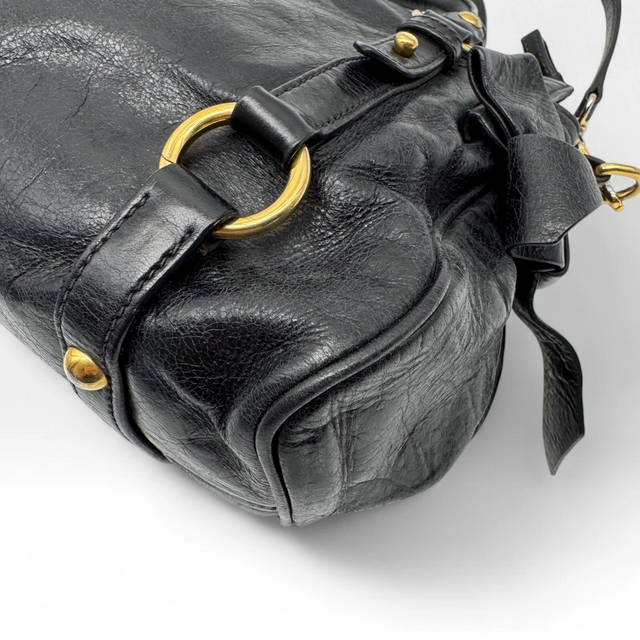 Miu Miu handbag Vitello Satchel small black
