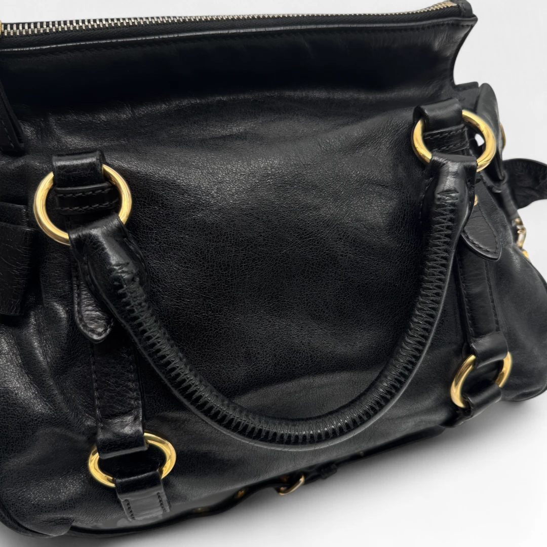 Miu Miu handbag Vitello Satchel small black