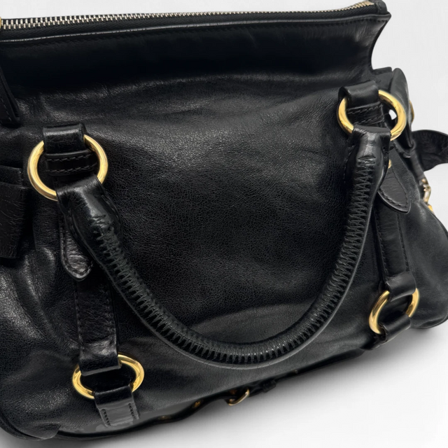 Miu Miu handbag Vitello Satchel small black
