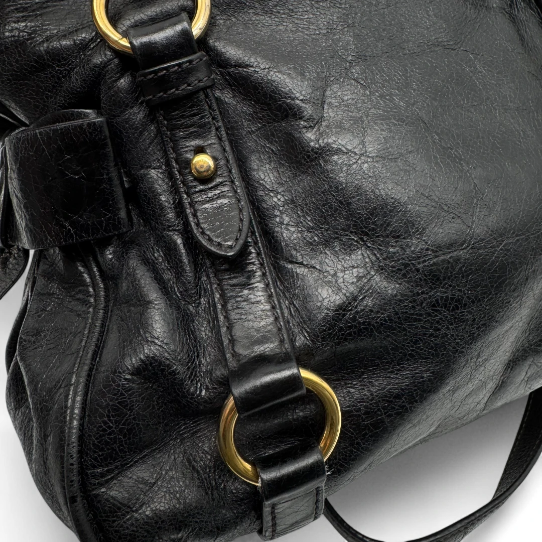 Miu Miu handbag Vitello Satchel small black