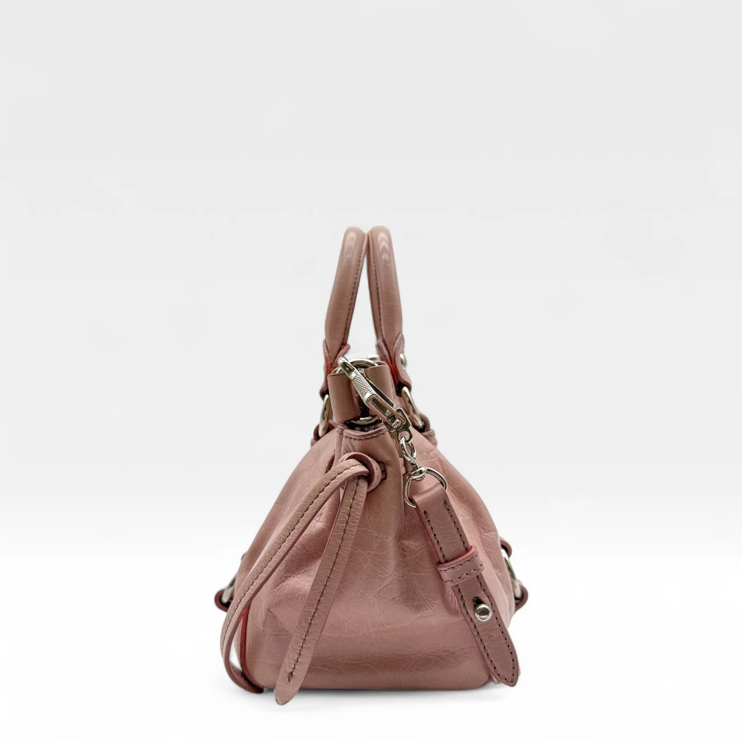 Miu Miu Handtasche Vitello Lux klein rosa