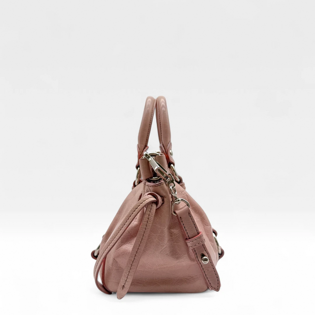 Miu Miu Handtasche Vitello Lux klein rosa