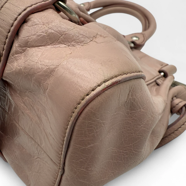 Miu Miu Handtasche Vitello Lux klein rosa