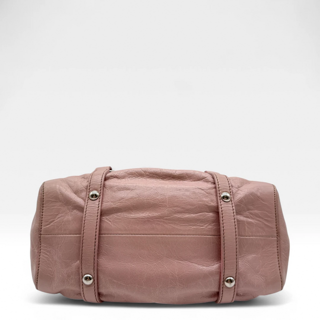 Miu Miu Handtasche Vitello Lux klein rosa