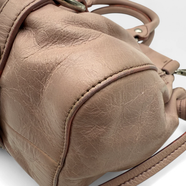 Miu Miu Handtasche Vitello Lux klein rosa