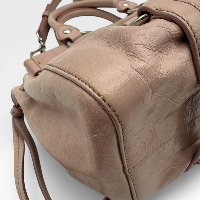 Miu Miu Handtasche Vitello Lux klein rosa