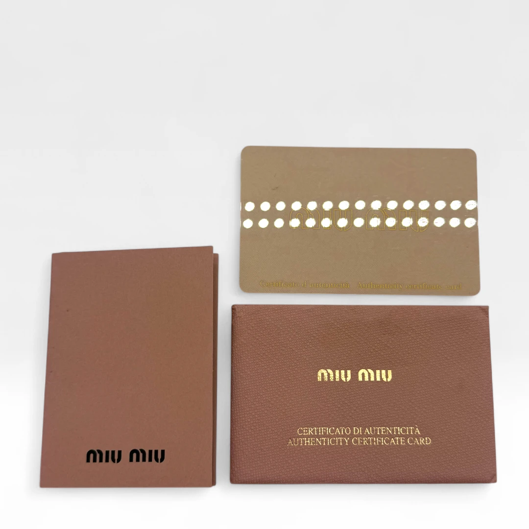Miu Miu Handtasche Vitello Lux klein rosa