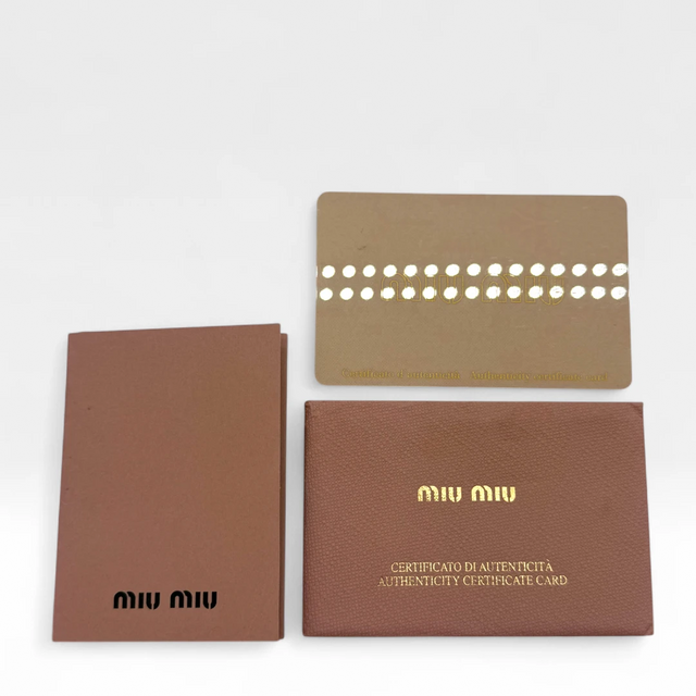 Miu Miu Handtasche Vitello Lux klein rosa