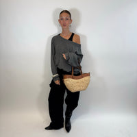 Polène Handtasche Cyme Mini Raphia
