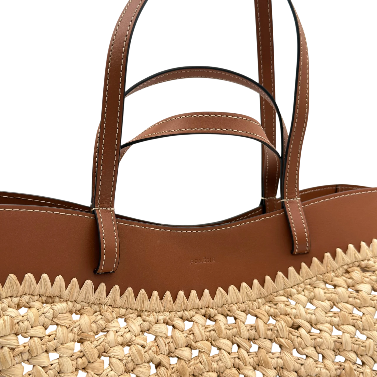 Polène Handtasche Cyme Mini Raphia