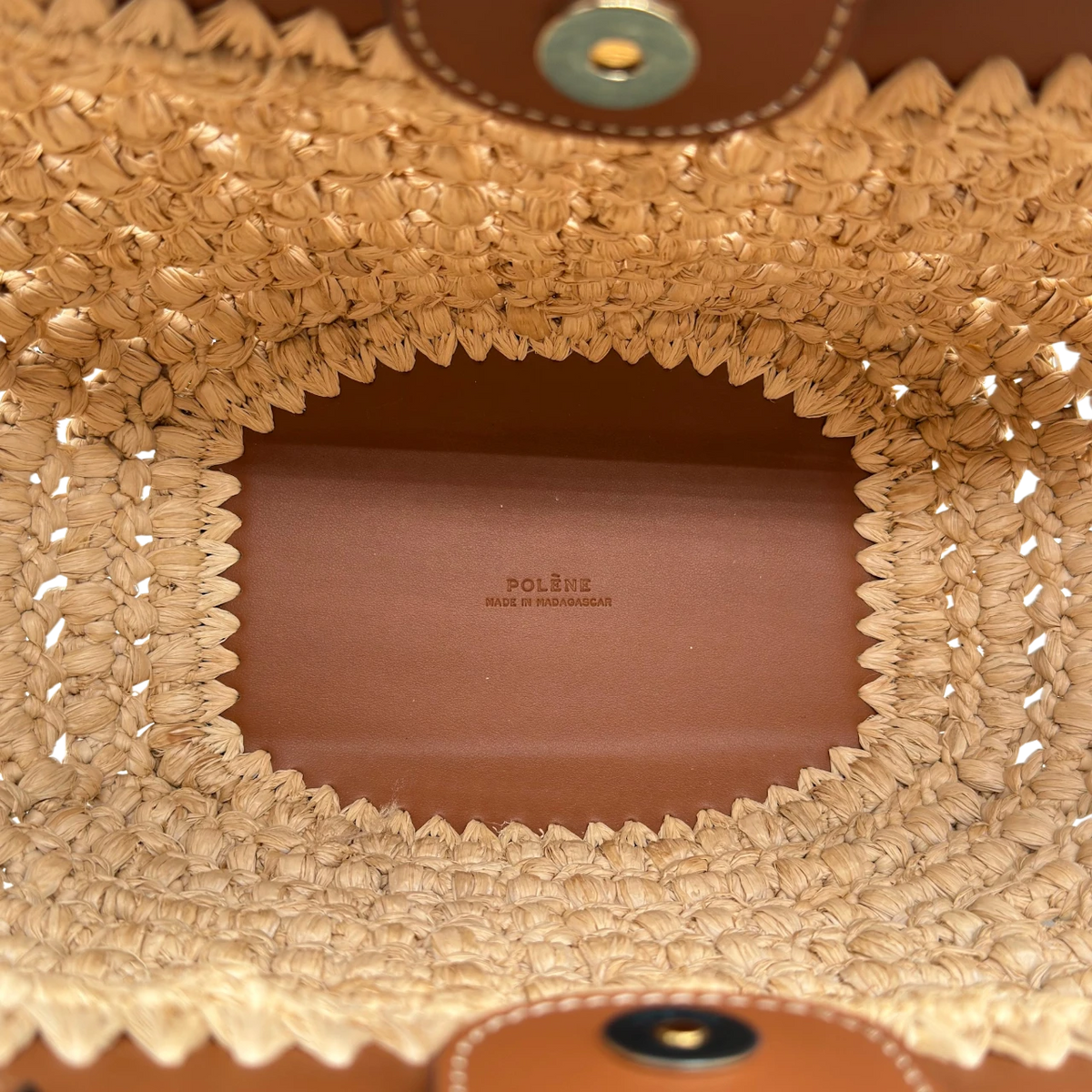 Polène Handtasche Cyme Mini Raphia