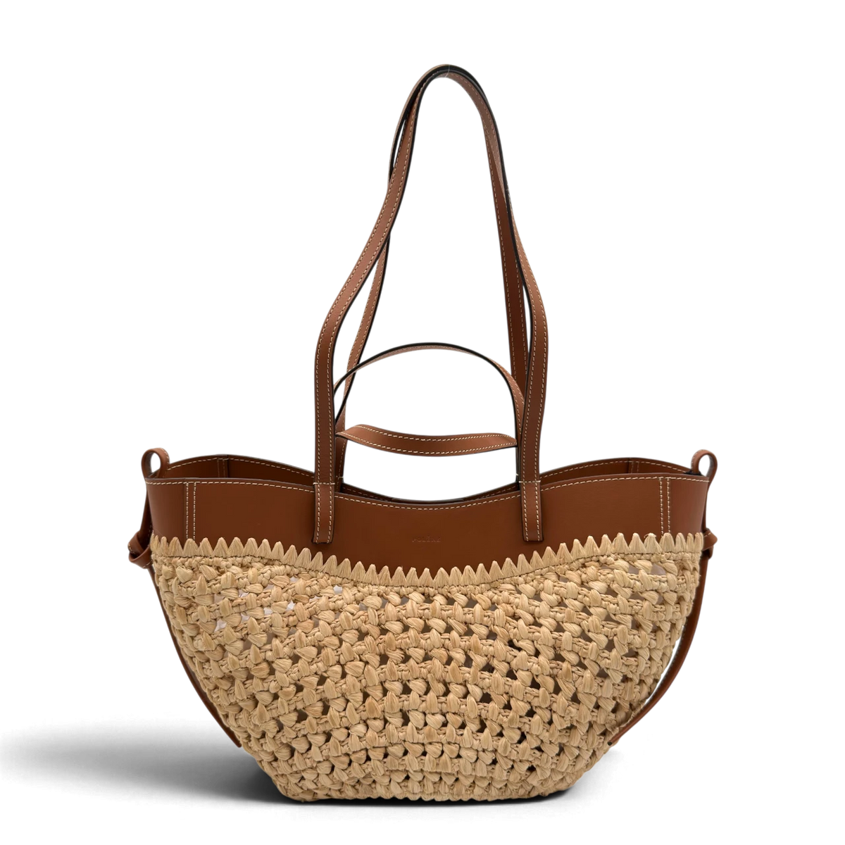 Polène Handtasche Cyme Mini Raphia