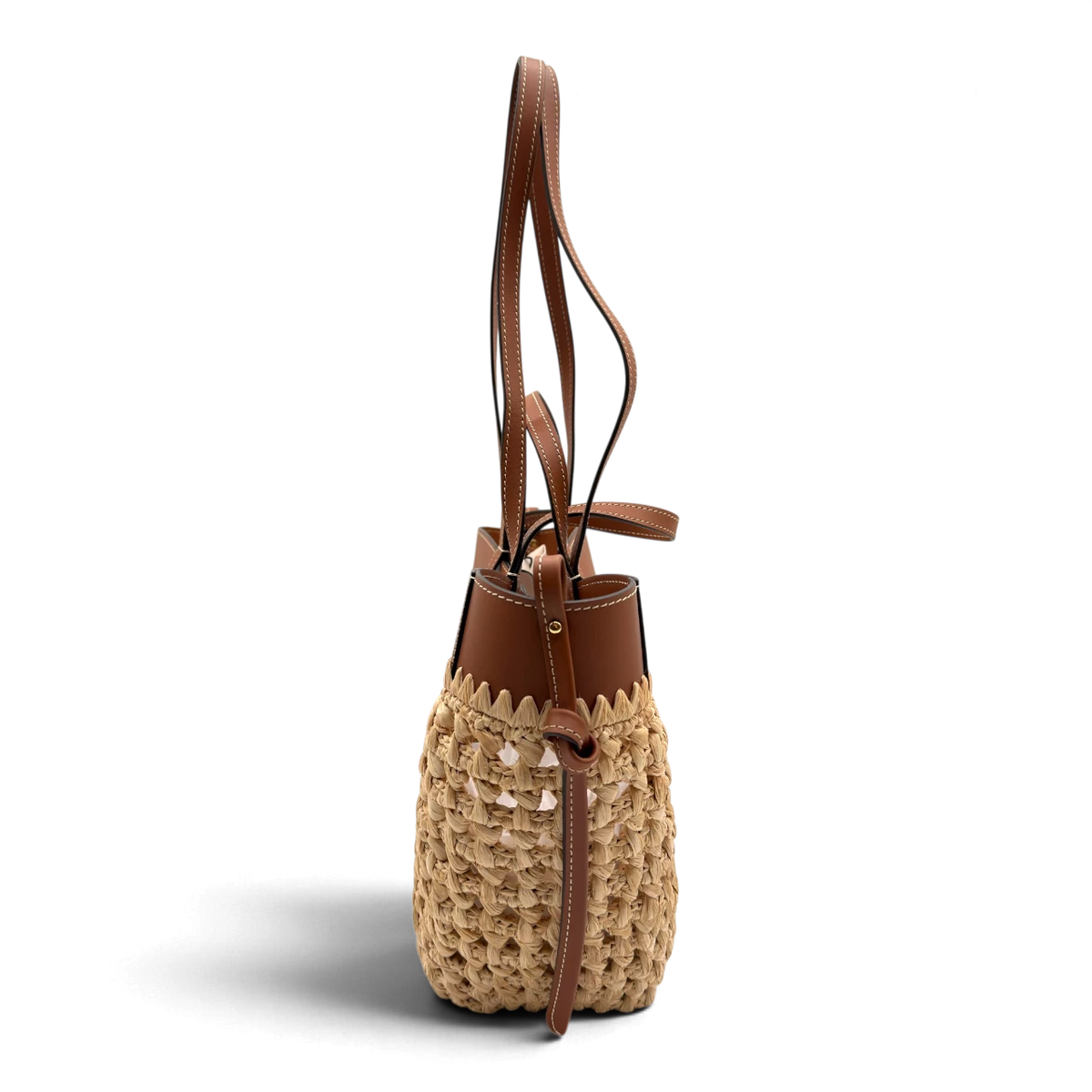 Polène Handtasche Cyme Mini Raphia