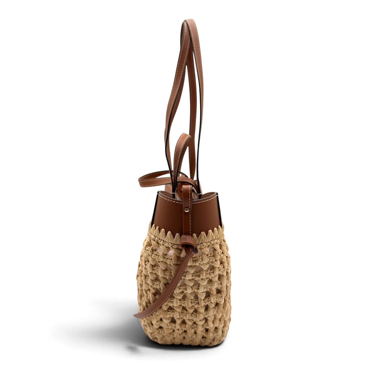 Polène Handtasche Cyme Mini Raphia