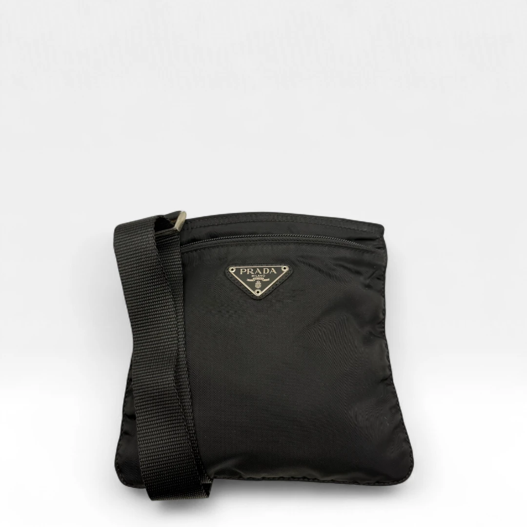 Prada shoulder bag basic small black