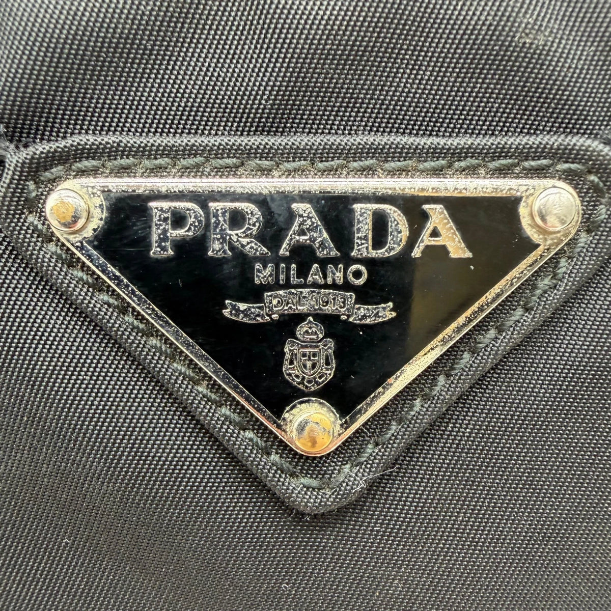 Prada Bauchtasche / Gürteltasche aus Nylon schwarz