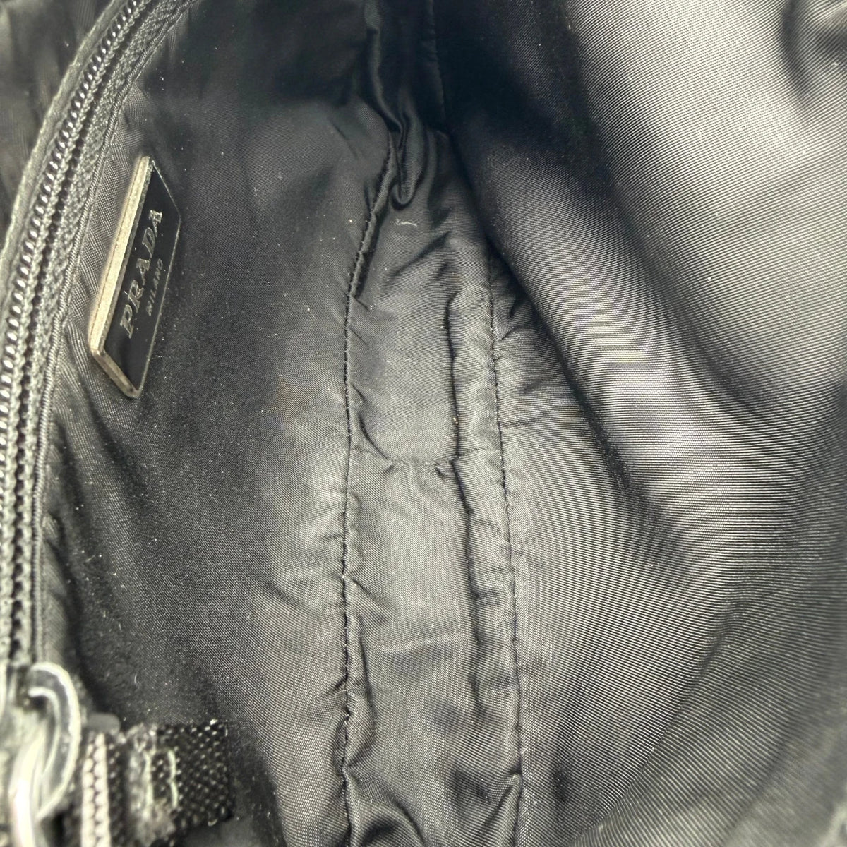 Prada Bauchtasche / Gürteltasche aus Nylon schwarz