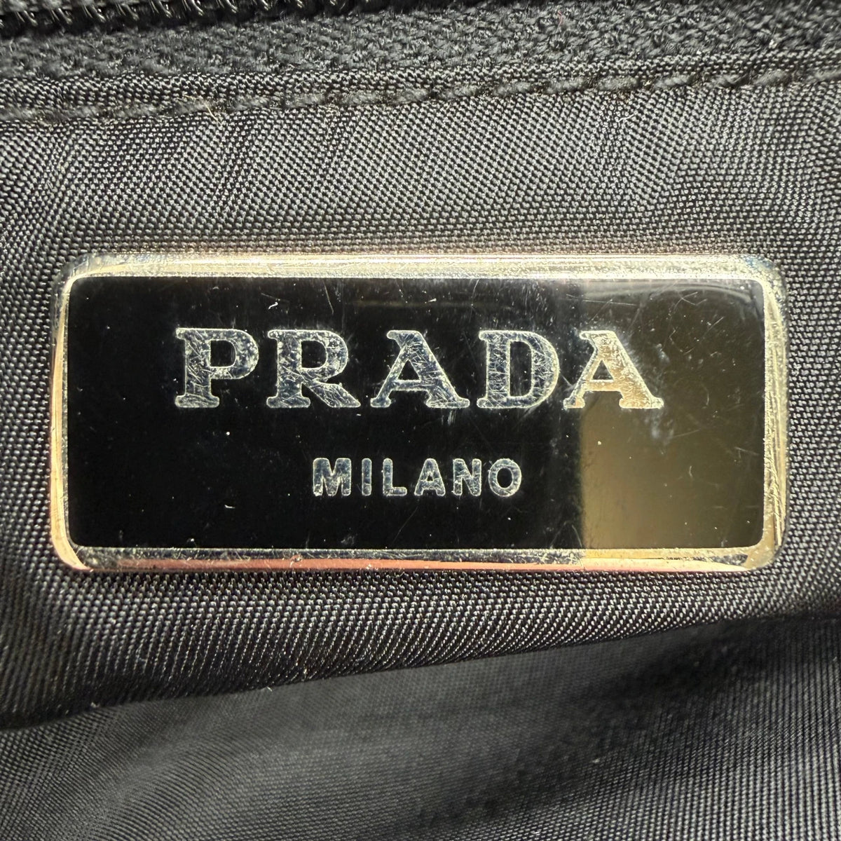Prada Bauchtasche / Gürteltasche aus Nylon schwarz