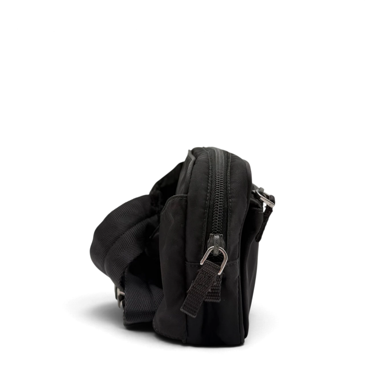 Prada Bauchtasche / Gürteltasche aus Nylon schwarz