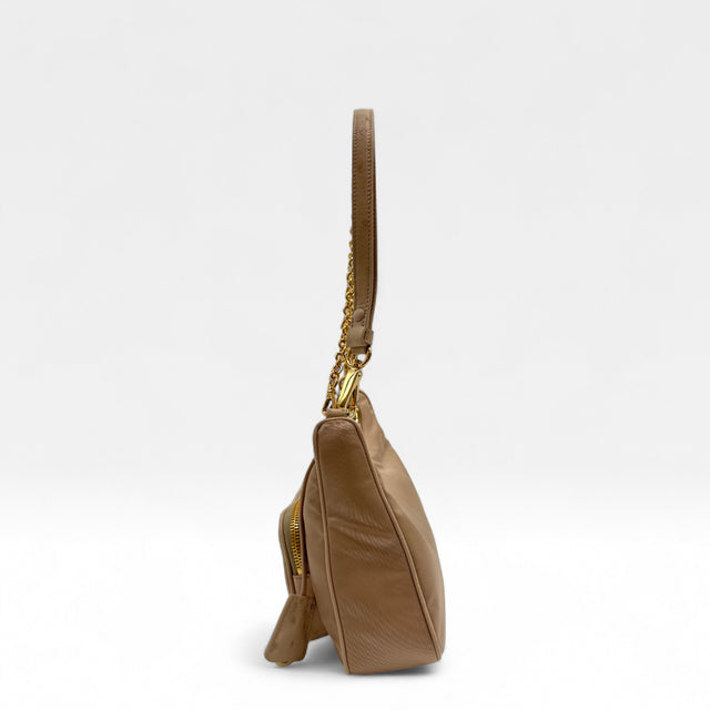 Schultertasche Tessuto Re-Nylon Strauß
