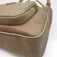 Borsa a tracolla Tessuto Re-Nylon Ostrich