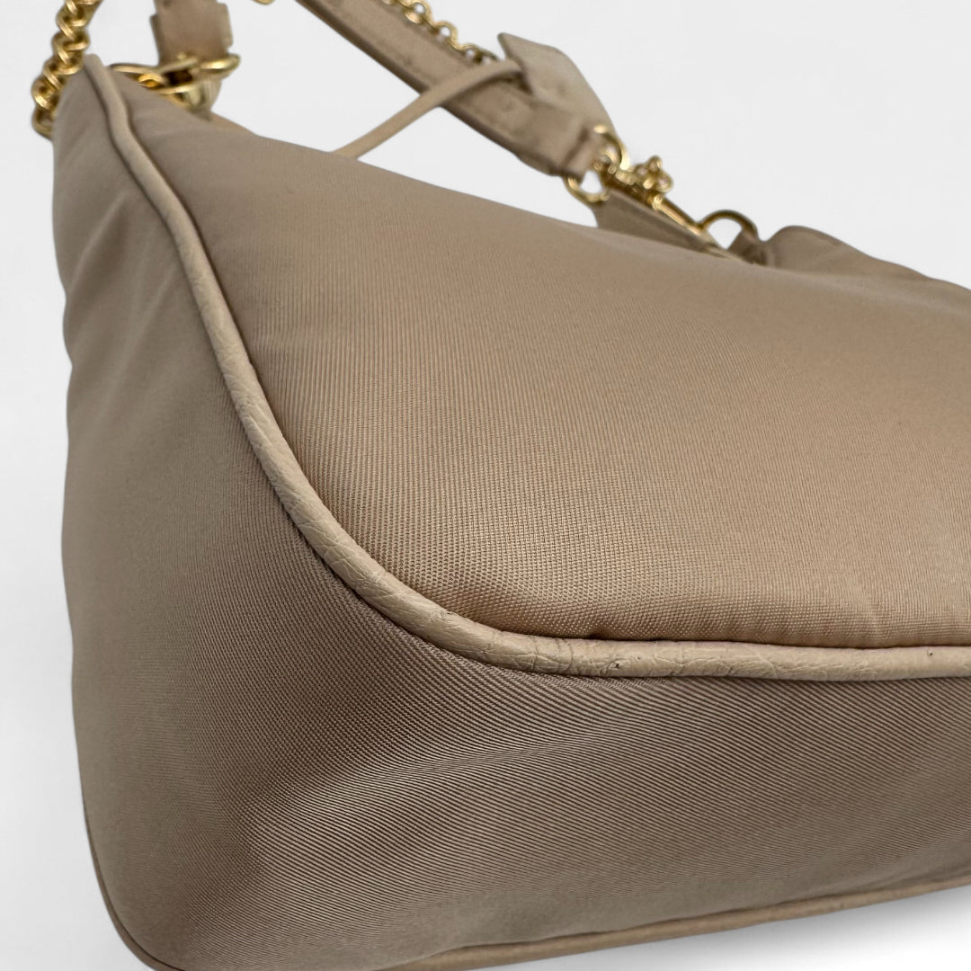 Schultertasche Tessuto Re-Nylon Strauß