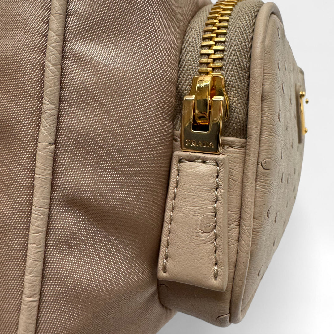 Schultertasche Tessuto Re-Nylon Strauß