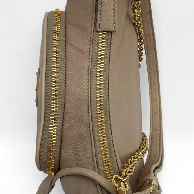 Schultertasche Tessuto Re-Nylon Strauß
