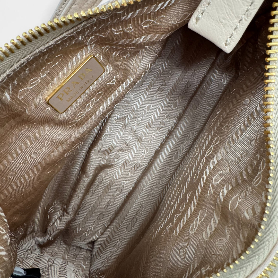 Borsa a tracolla Tessuto Re-Nylon Ostrich