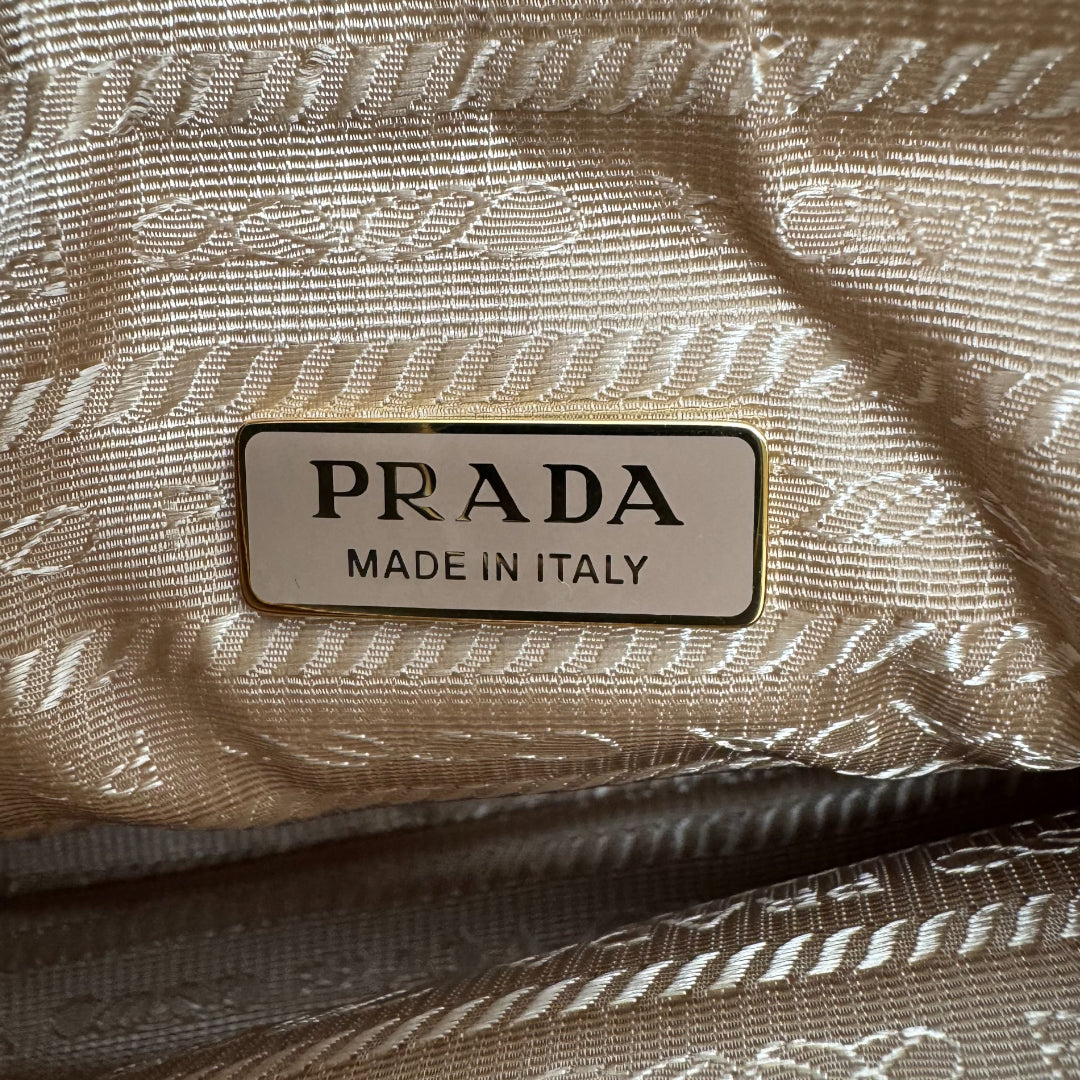 Borsa a tracolla Tessuto Re-Nylon Ostrich