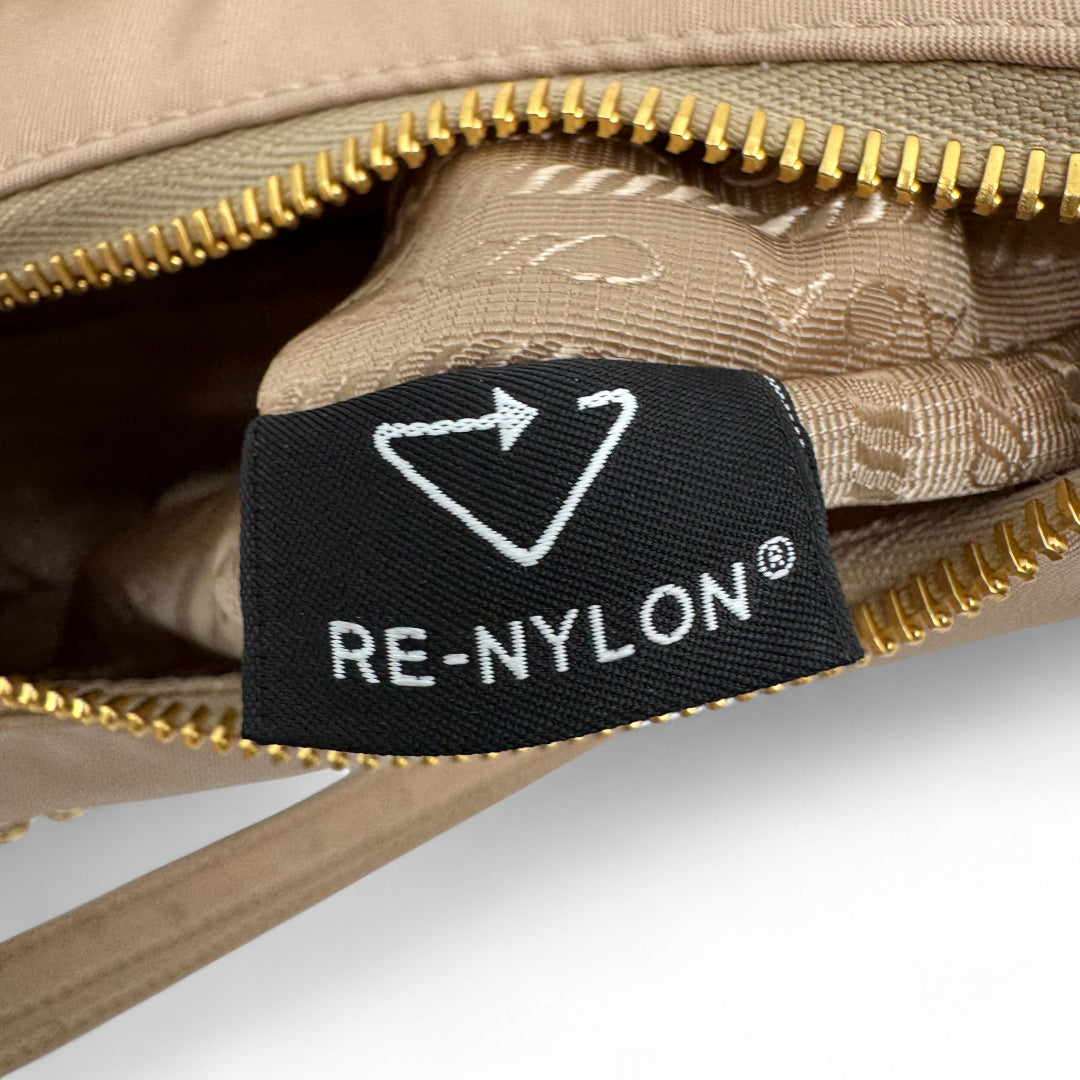 Borsa a tracolla Tessuto Re-Nylon Ostrich