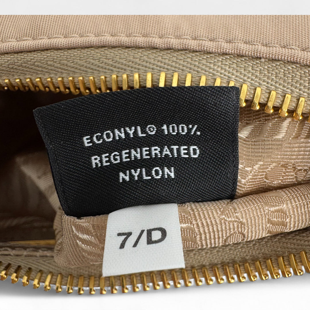 Borsa a tracolla Tessuto Re-Nylon Ostrich