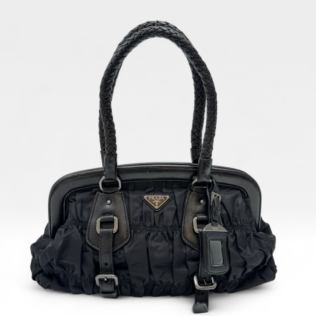 Handbag Tessuto Gaufre