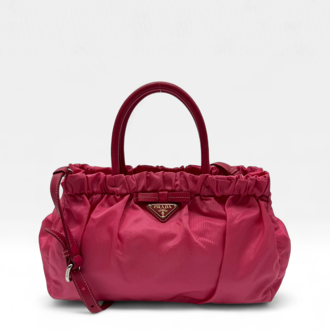 Prada Handtasche Tessuto pink