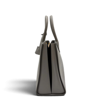 Prada Handtasche Vitello Daino aus Leder grau