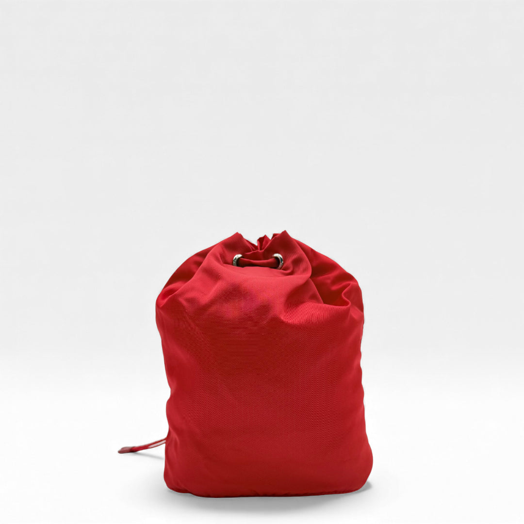 Clutch Tessuto Drawstring Pouch