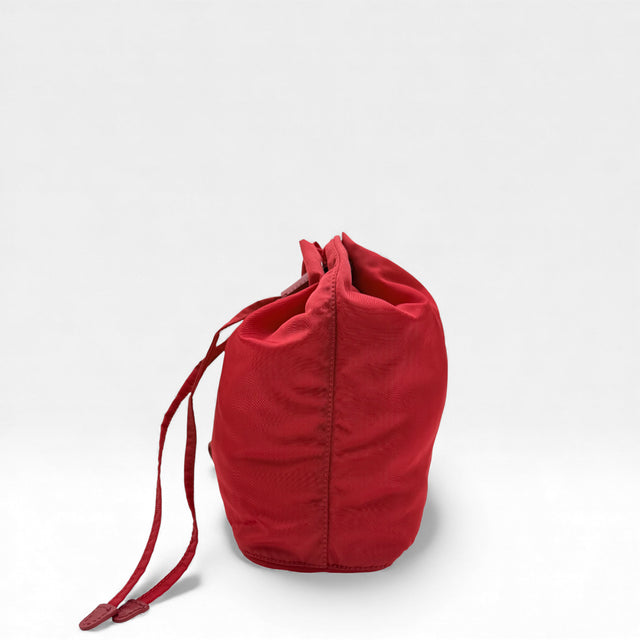 Clutch Tessuto Drawstring Pouch
