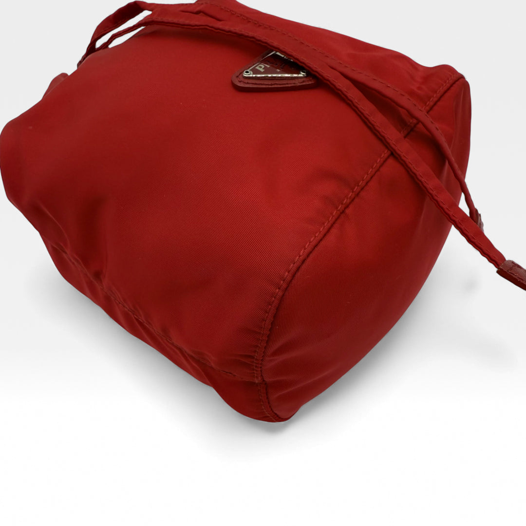 Clutch Tessuto Drawstring Pouch
