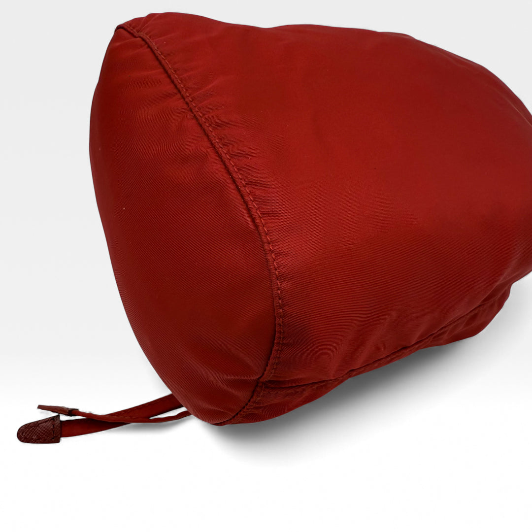 Clutch Tessuto Drawstring Pouch