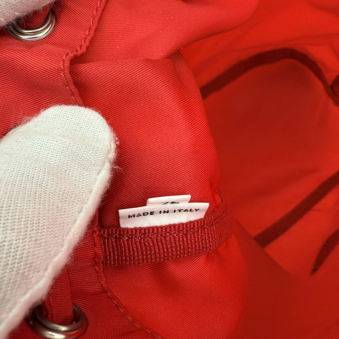 Clutch Tessuto Drawstring Pouch