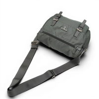 Prada Two-Buckle Messenger Bag