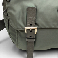 Prada Two-Buckle Messenger Bag