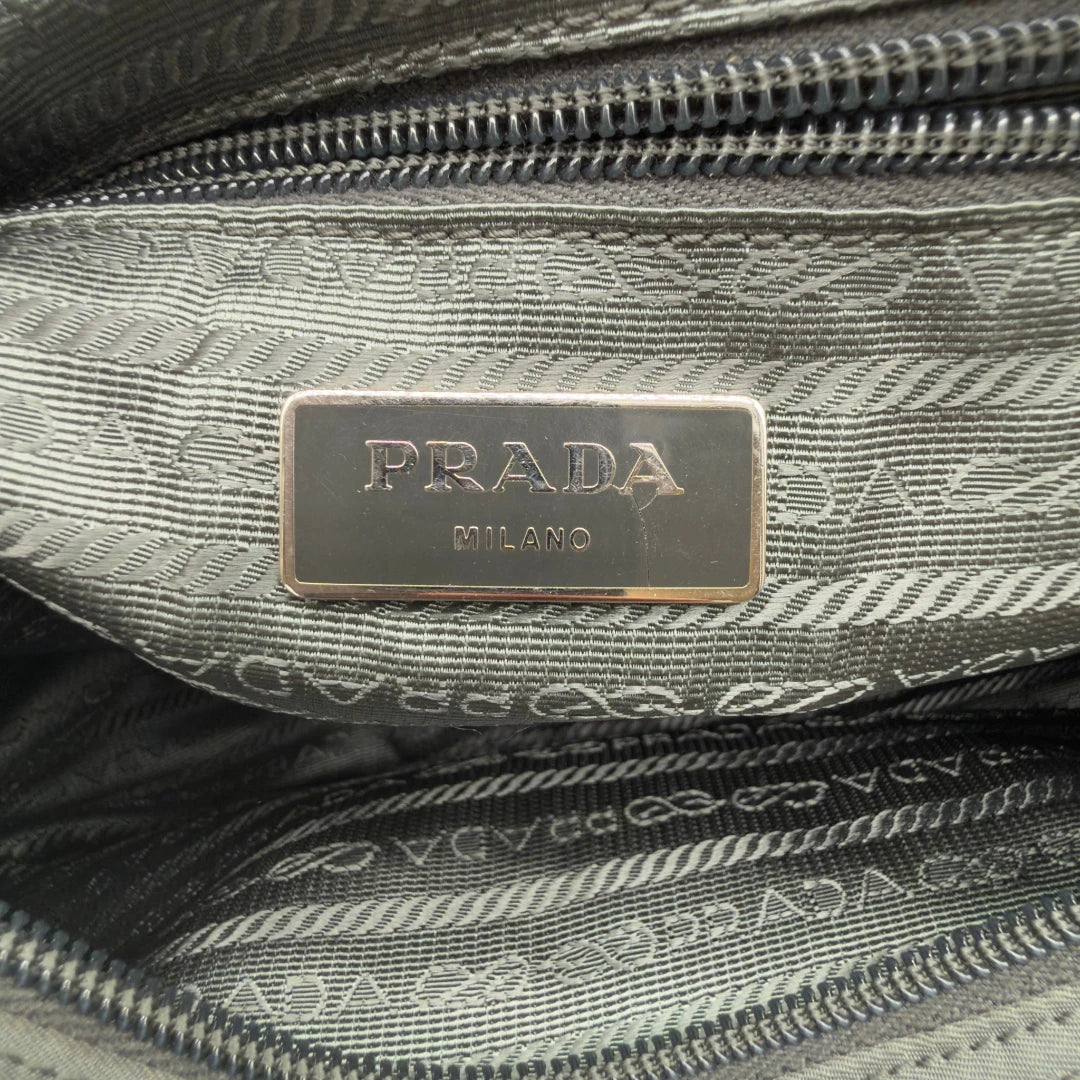 Prada Two-Buckle Messenger Bag