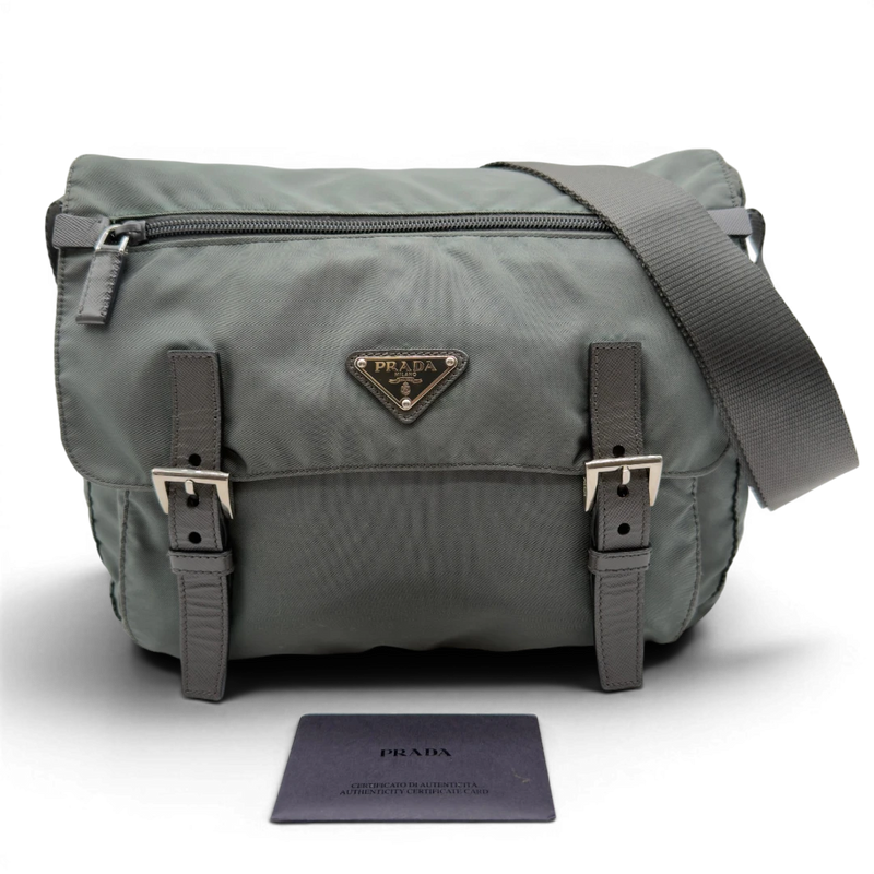 Prada Messengertasche mit zwei Schnallen