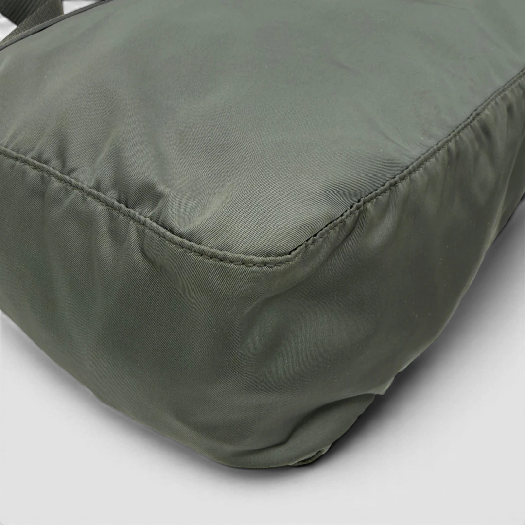 Prada Two-Buckle Messenger Bag