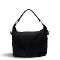 Prada Schultertasche aus Nylon schwarz – Gesamtansicht