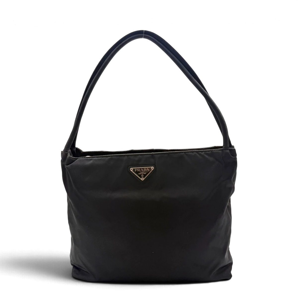 Prada Shopper aus Nylon schwarz – Gesamtansicht