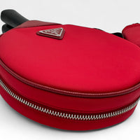 Prada Ping Pong Schläger mit Umhängetasche und Bällen