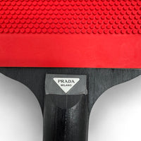Prada Ping Pong Schläger mit Umhängetasche und Bällen