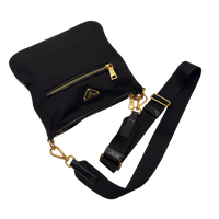 Prada Umhängetasche Tessuto aus Nylon schwarz